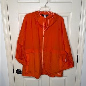 REI Vibrant Orange Flash Stretch Jacket